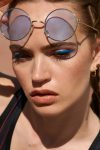 vsporty make up with colorful eyeliner and braided hair by Alice Rossi.